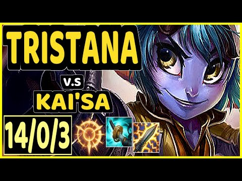 MADNESS (TRISTANA) vs KAI'SA - 14/0/3 KDA BOTTOM ADC GAMEPLAY - EUW Ranked DIAMOND