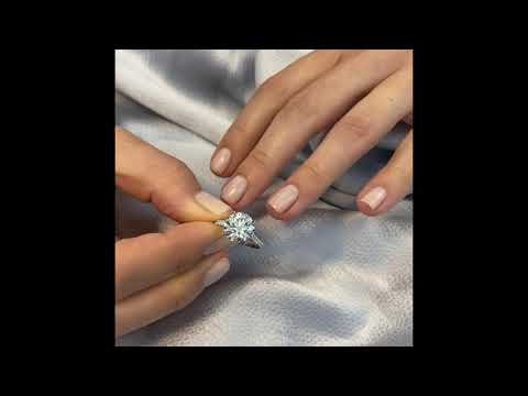 4 ct Round Diamond Engagement Ring