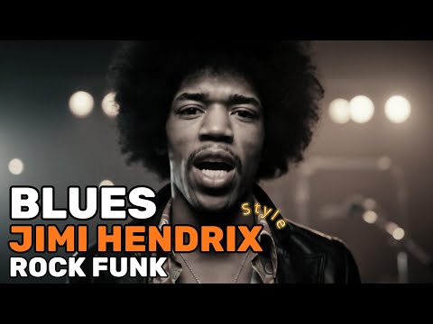 Jimi Hendrix Style | Blues Rock Funk High Energy
