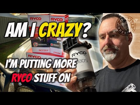 You will think I'm completely CRAZY. I'm putting another Ryco Catch can on the Toyota Land Cruiser.