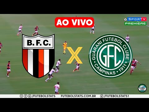 BOTAFOGO-SP X GUARANI AO VIVO COM IMAGENS HD PREMIERE E FUTEMAX - CAMPEONATO PAULISTA 2021