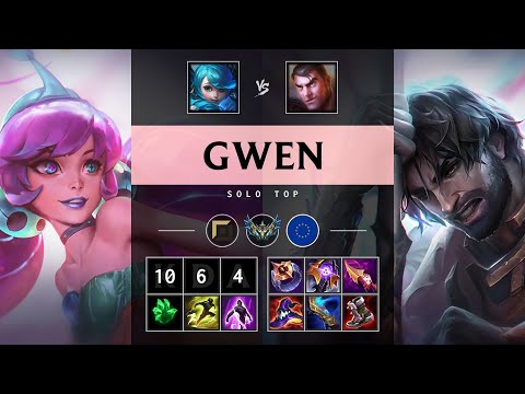 Gwen Top vs Jayce - EUW Challenger Patch 25.19