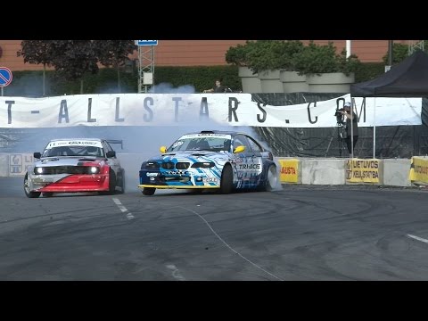 Highlights of  DRIFT ALLSTARS 2015 in Kaunas
