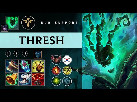 Thresh Support vs Rakan - KR Grandmaster Patch 26.01