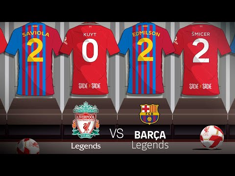 Matchday Live: Liverpool FC Legends vs Barcelona Legends | Gerrard, Carragher, Edgar Davids