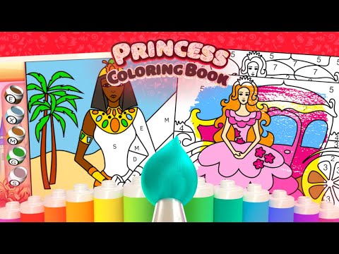 Princess Paint by Number Video
