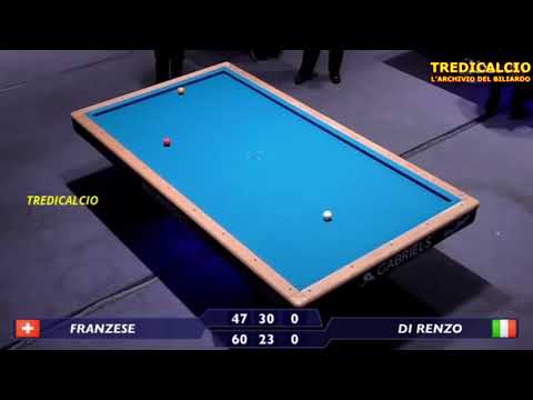 DI RENZO vs FRANZESE 14°CAMPIONATO EUROPEO BILIARDO INDIVIDUALE 2017 @TREDICALCIO