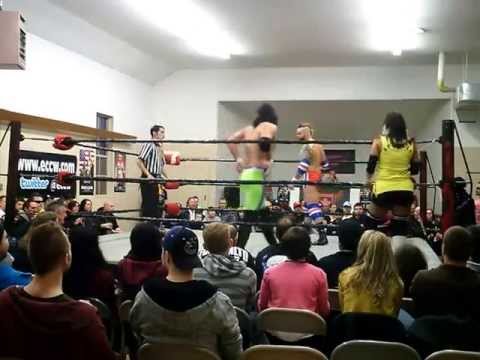 Tony Baroni & KC Spinelli vs. Pete Powers & Bambi Hall vs. Hellion & Riea (4/19/13) | ECCW Classics