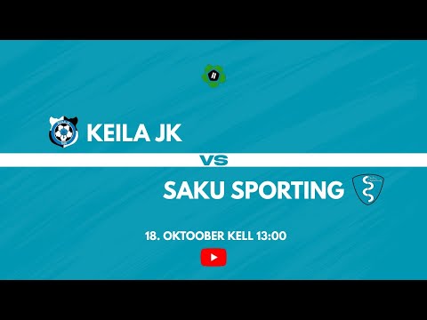 II liiga Keila JK - Saku Sporting  (18.10.2025 kell 13:00)