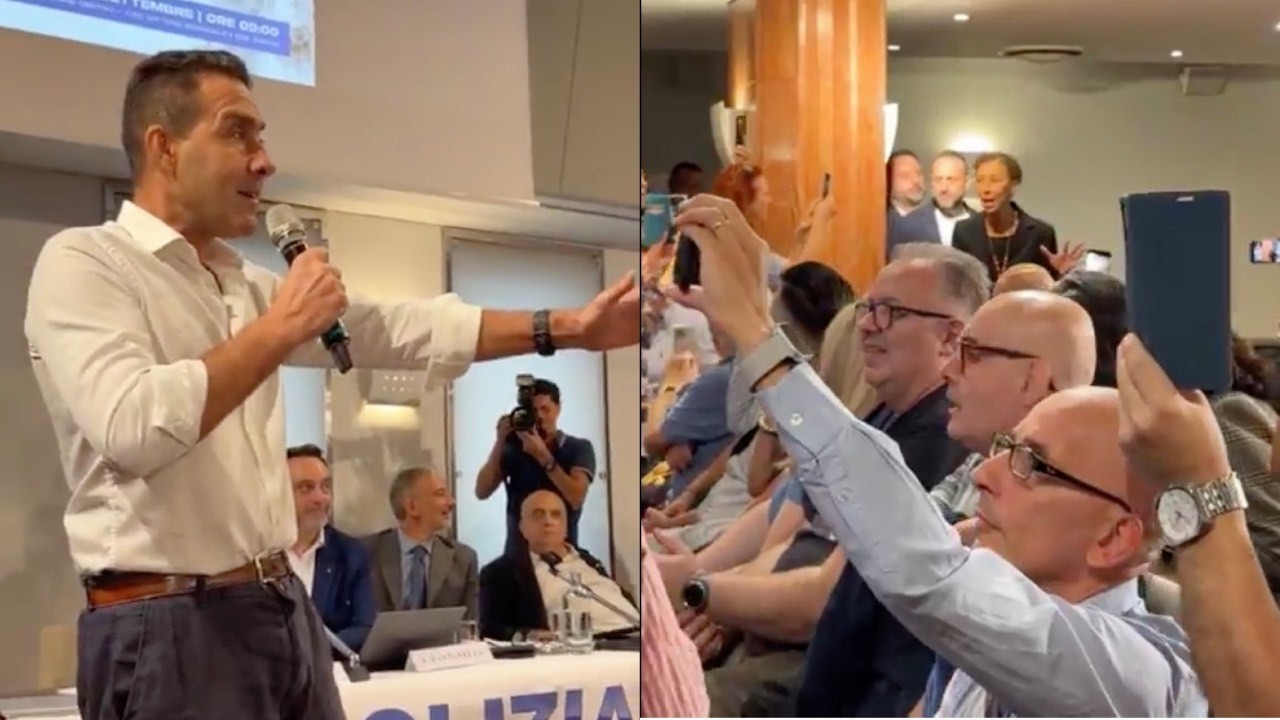 VANNACCI CONTESTATO A TORINO: "I CONTESTATORI NON MI DISTURBANO AFFATTO, NON SENTO NEANCHE LE VOCI"