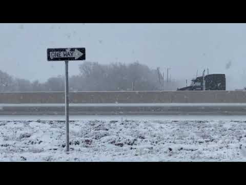 01-10-2021 Temple, TX - Big Snow and Poor Visibility
