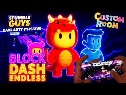 STUMBLE GUYS LIVE | UNLIMITED BLOCK DASH ROOM CODE 😍 INW SERVER #stumbleguyslive