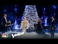 Blake, Camila, John and Gwen Deliver an Incredible Holiday Coach Performance | NBC's The Voice 2022