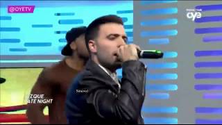 Jencarlos Canela canta Dure Dure en el programa dizque late night