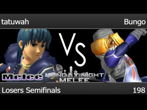 MNM 198 - tatuwah (Marth) vs RB | Bungo (Sheik) Losers Semifinals - Melee