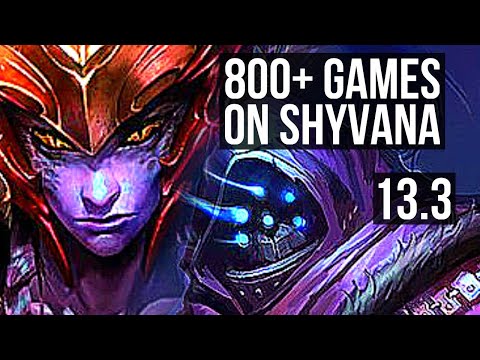 SHYVANA vs JAX (TOP) | 800+ games, 2/1/3 | KR Master | 13.3