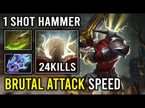 WTF 1 Shot Great Cleave Max Attack Speed Hard Carry Sven Brutal Hit Like a Truck Dota 2