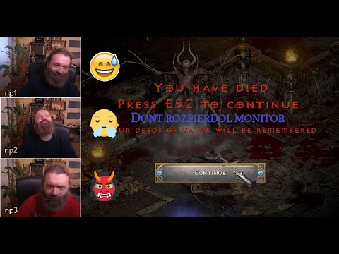 [HC]👹 DĘTKI na treningu do wyścigu necro👹 Diablo II: Resurrected