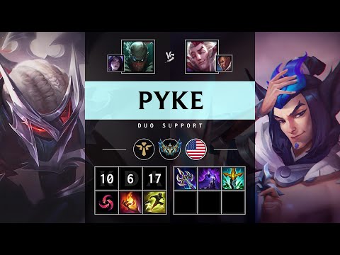 Pyke Support vs Rakan - NA Challenger Patch 25.19
