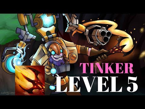 TINKER with Level 5 DAGON | Dota 2 Pro Gameplay