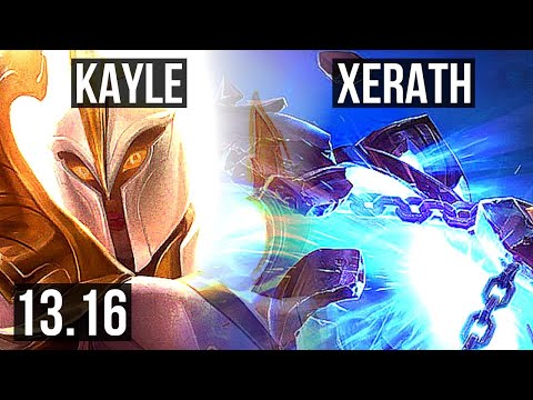 KAYLE vs XERATH (MID) | 3.7M mastery, 2/0/5, 1000+ games | EUW Grandmaster | 13.16