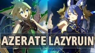 GBVSR:🔥Azerate (Zooey) Vs LazyRuin (Galleon)🔥| High Level Gameplay.
