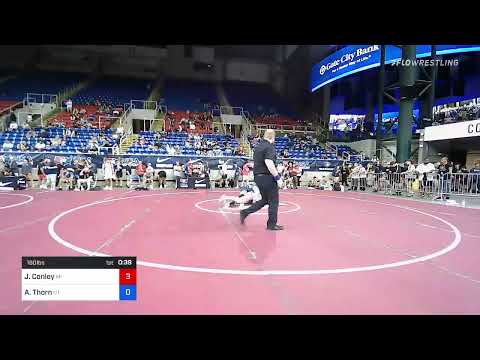 160 Lbs Consi Of 64 #1 - Jack Conley, Michigan Vs Ashton Thorn, Utah 10c9