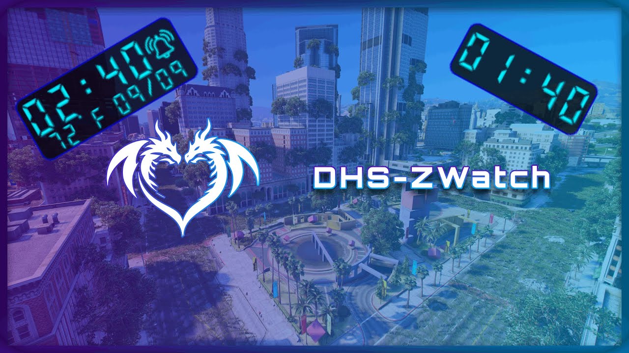 [Paid] [QBCore][ESX] | DHS-ZWatch | Digital & Classic Watch UI thumbnail 2