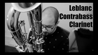 Video thumbnail for My 340 Leblanc "paperclip" Contrabass Clarinet by Hugo Queirós