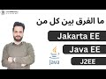 Jakarta EE vs Java EE vs J2EE الفروقات بين