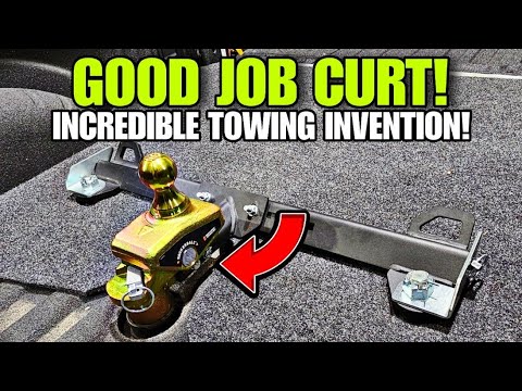 BRILLIANT INVENTION from CURT! Offset Gooseball for Gooseneck and RV Towing!