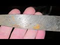 How to Fix A Rusty Kitchen Knife (Damascus Steel)
