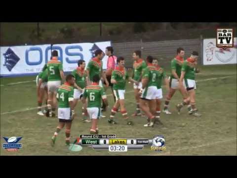 2014 Real NRL Catch Up Round 1st Grade Highlights - Wests V Lakes