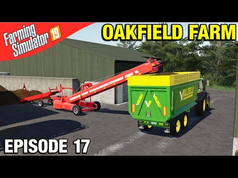CONVEYOR BELT LOADING Farming Simulator 19 Timelapse - Oakfield Farm FS19 Episode 17