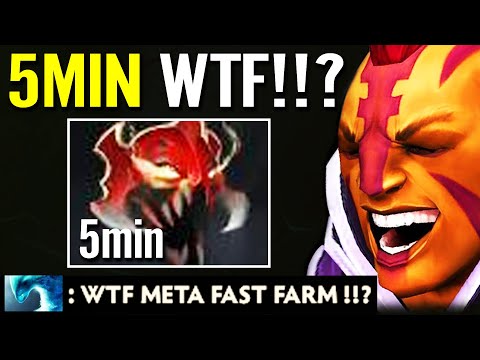 5min MADNESS MASK!!? WTF New Fastest Meta Farm Anti Mage Top Immortal Rank Dota 2 Pro Carry Guide