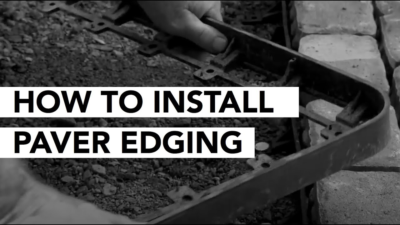 How to install Paver Edging with Gator Edge