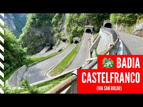 Cycling from the Dolomites to Castelfranco Veneto riding the amazing San Boldo pass