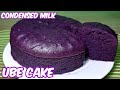 NO BAKE UBE CONDENSED MILK CAKE | How To Make Steamed Ube Condensed Milk Cake