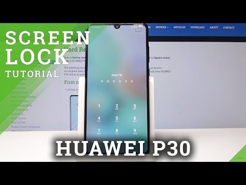 How to Add Screen Lock in HUAWEI P30 - Set Up Pattern / Password