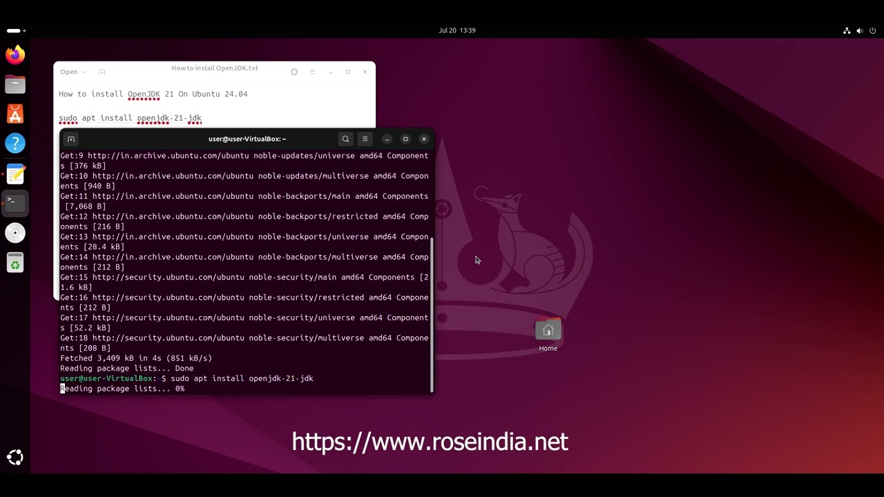 How to install OpenJDK 21 on Ubuntu 24.04?