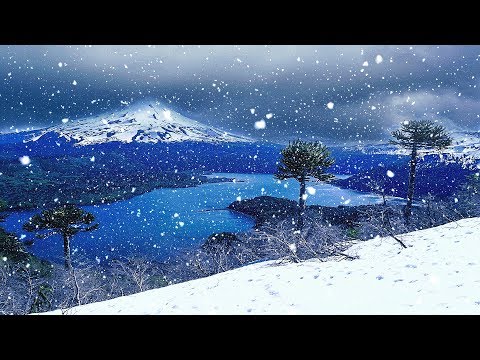 Sleep Music with Snow Falling Peacefully at Night