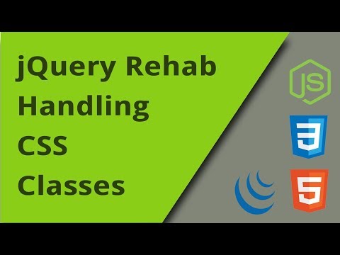jQuery Rehab Handling Classes Episode 4