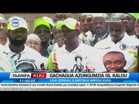 Gachagua: "Despite the chaos and bullets our young men protected polling stations at gun point...."