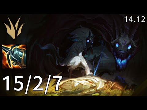 Kindred Jungle vs Udyr - EUW Master| Patch 14.12