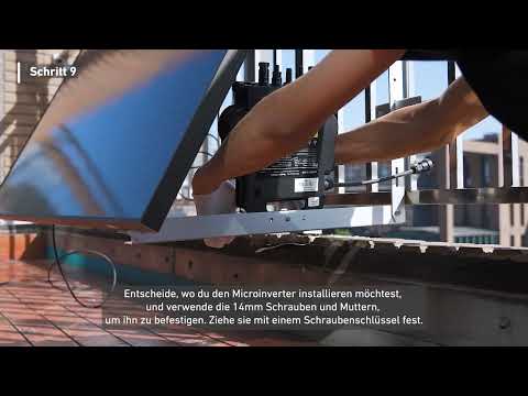 Anker SOLIX Balkonkraftwerk | Anleitung Balkoninstallation