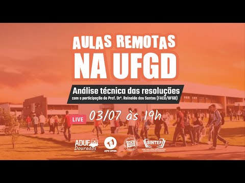 Aulas remotas na UFGD (Análise técnica das resoluções)
