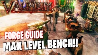 FORGE GUIDE - MAX LEVEL FORGE | VALHEIM TUTORIAL #42