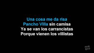 La Cucaracha in the style of Traditional karaoke video with lyrics
