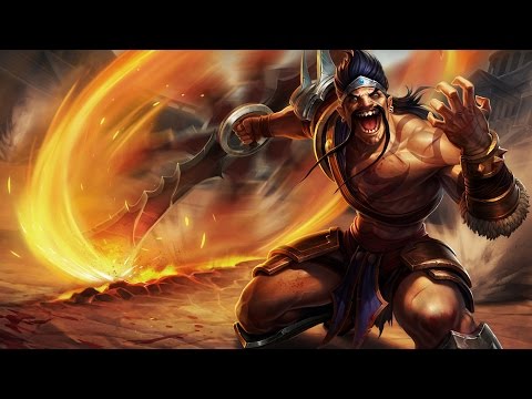Draven (1% hp) vs Caitlyn (100% hp)