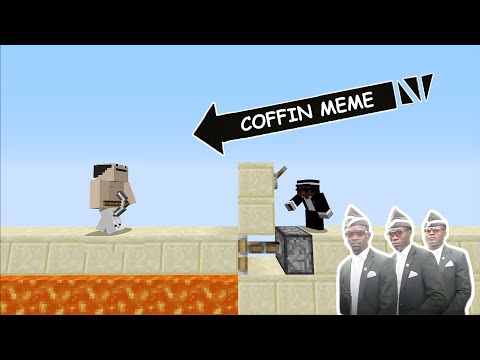 Traps Compilation Coffin Meme Part 3 - Minecraft